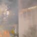 Costumbre brasileña: hinchas de Vasco tiraron fuegos artificiales frente al hotel de Boca