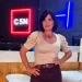 Quién es la cronista de C5N que se cayó al agua en Corrientes