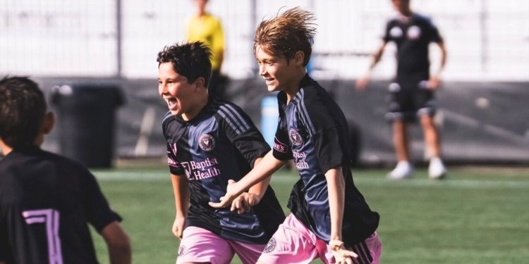 Mateo Messi metió un golazo y la Sub-12 de Inter Miami se coronó campeona