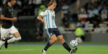 La Selección Argentina amplió la ventaja: el golazo de Nico Paz para el 2-0 ante Bolivia