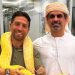 El guiño del Papu Gómez a Lionel Messi en un encuentro con un empresario árabe