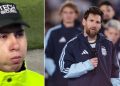 Un empleado de seguridad no pudo contener las lágrimas durante el discurso de Lionel Messi en su despedida