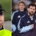 Un empleado de seguridad no pudo contener las lágrimas durante el discurso de Lionel Messi en su despedida